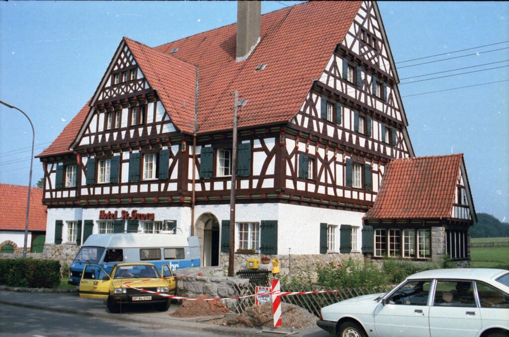 Hotel St. Geoerg Altefeld 1986 mit Übertragung des hr 